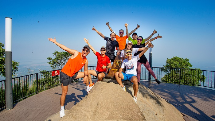 Reach the top of mountain