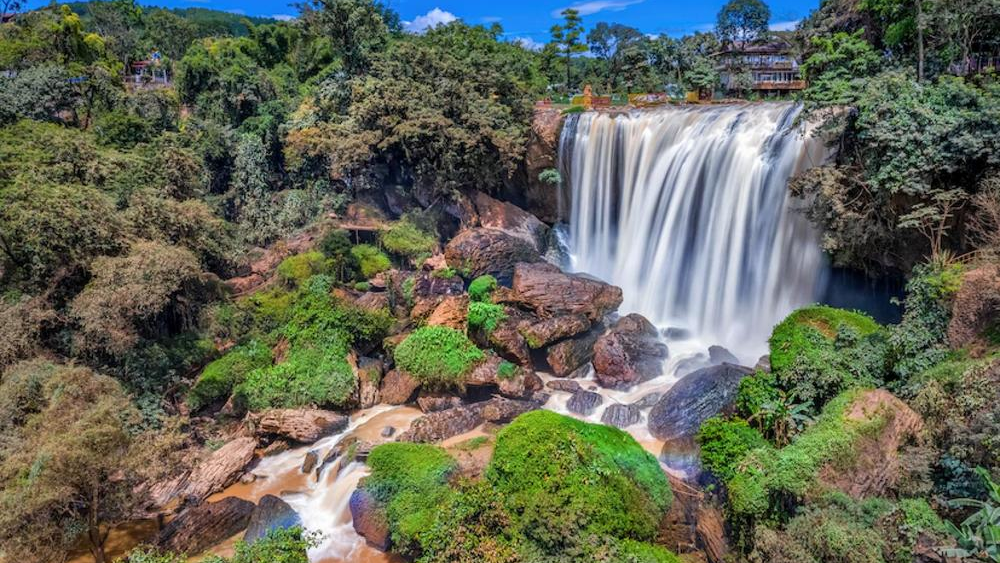 Elephant Waterfall in Dalat